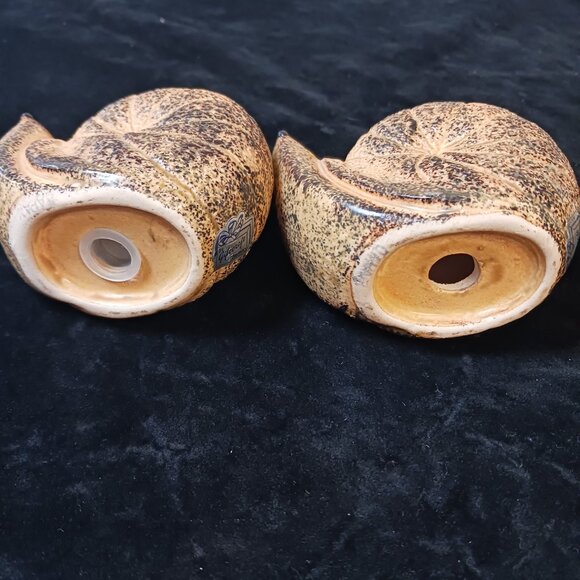 Vintage Snail S&P Shaker MCM Speckled Ceramic Kitchen Kitsch Cottagecore - Picture 10 of 13